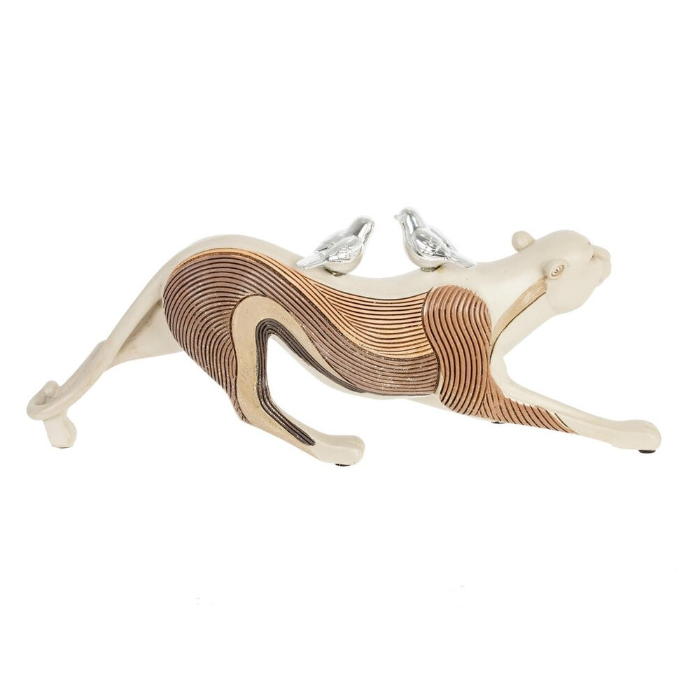 Фигурка декоративная "Леопард", L36,5 W8,5 H12,5 см