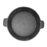 Сковорода чугунная со шлифованным дном "Ужин на столе"