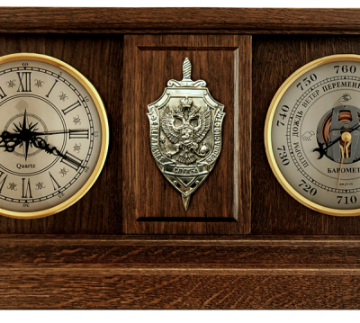 Настольные часы "Герб ФСБ"