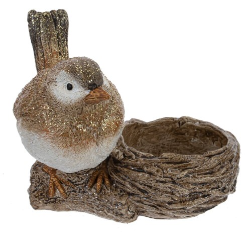 Фигурка декоративная "Птичка", L10 W8 H9,5 см, 2в.