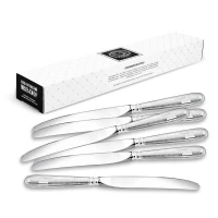 Набор столовых ножей "Метелица" посеребренный