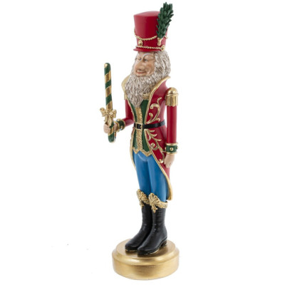 Фигурка декоративная "Солдатик-эльф", L10 W10 H39 см