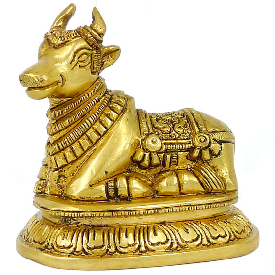 Нандин статуэтка бронза 76*48*80мм