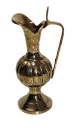 Кувшин латунь резная JAPANI полированная h-15 см