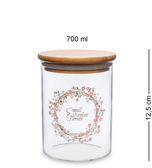 GS- 14/2 Банка для сыпучих "Цветочное очарование" 700мл