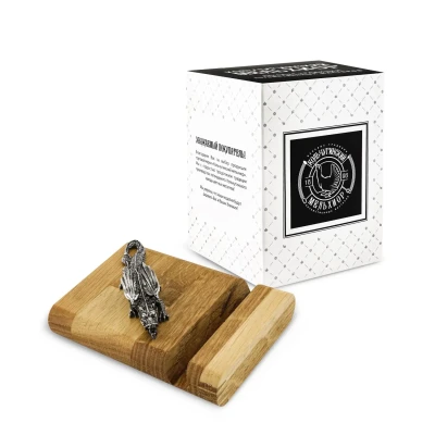 Подставка  для телефона "Дракон1" никелированная