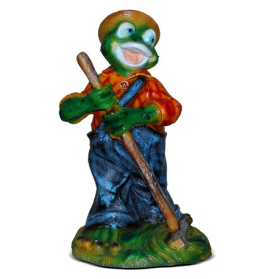 Декоративная садовая фигурка "Лягушка на огороде"