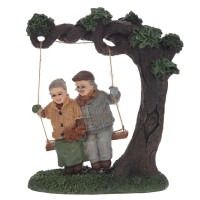 Фигурка декоративная "Бабушка с дедушкой", L19 W8 H21 см, 2в.