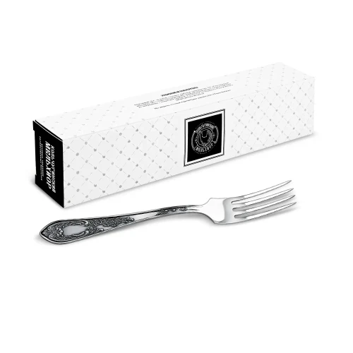Вилка столовая "Жасмин" посеребренная с чернью Вилка столовая "Жасмин" посеребренная с чернью