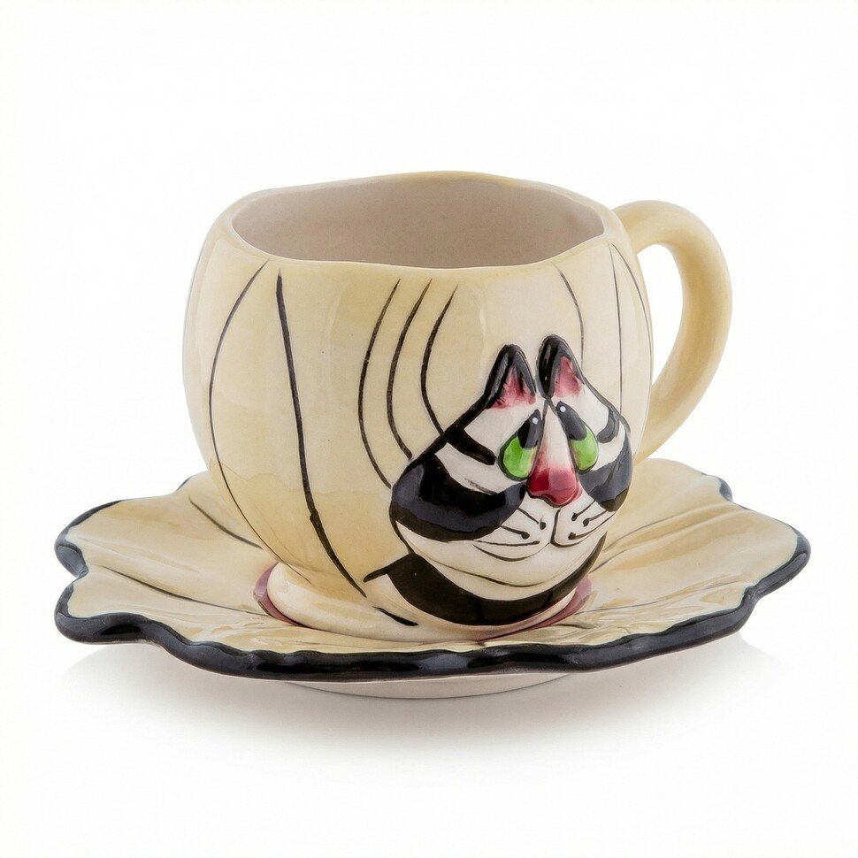 BS- 20 Чайная пара "Кот Кланси"