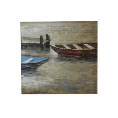 Картина"Лодка" h101 L101 w4 см