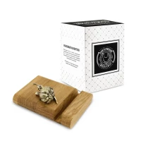 Подставка  для телефона "Перец" латунная с чернением