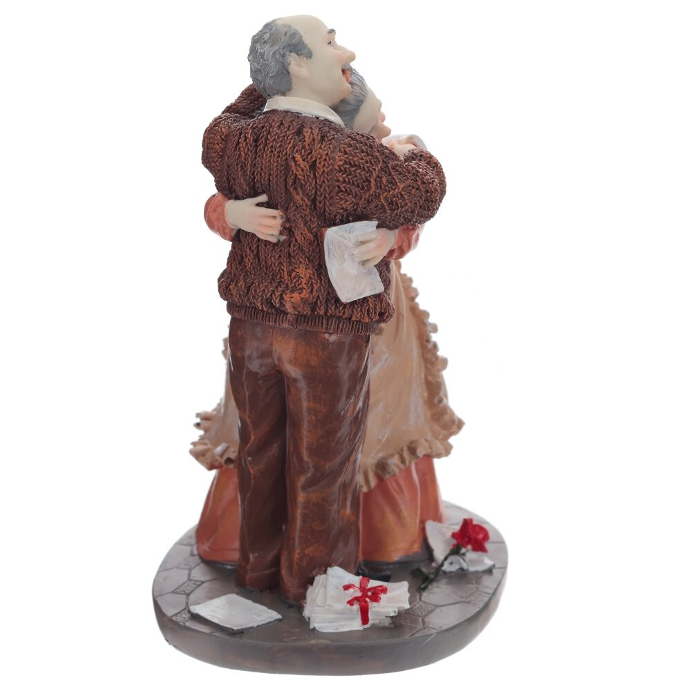 Фигурка декоративная "Бабушка с дедушкой", L15 W11,5 H21 см