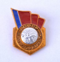 Значок "Первенство области РСФСР по водному поло"