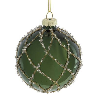 Украшение новогоднее "Шар", D 8 см, L8 W8 H9 см
