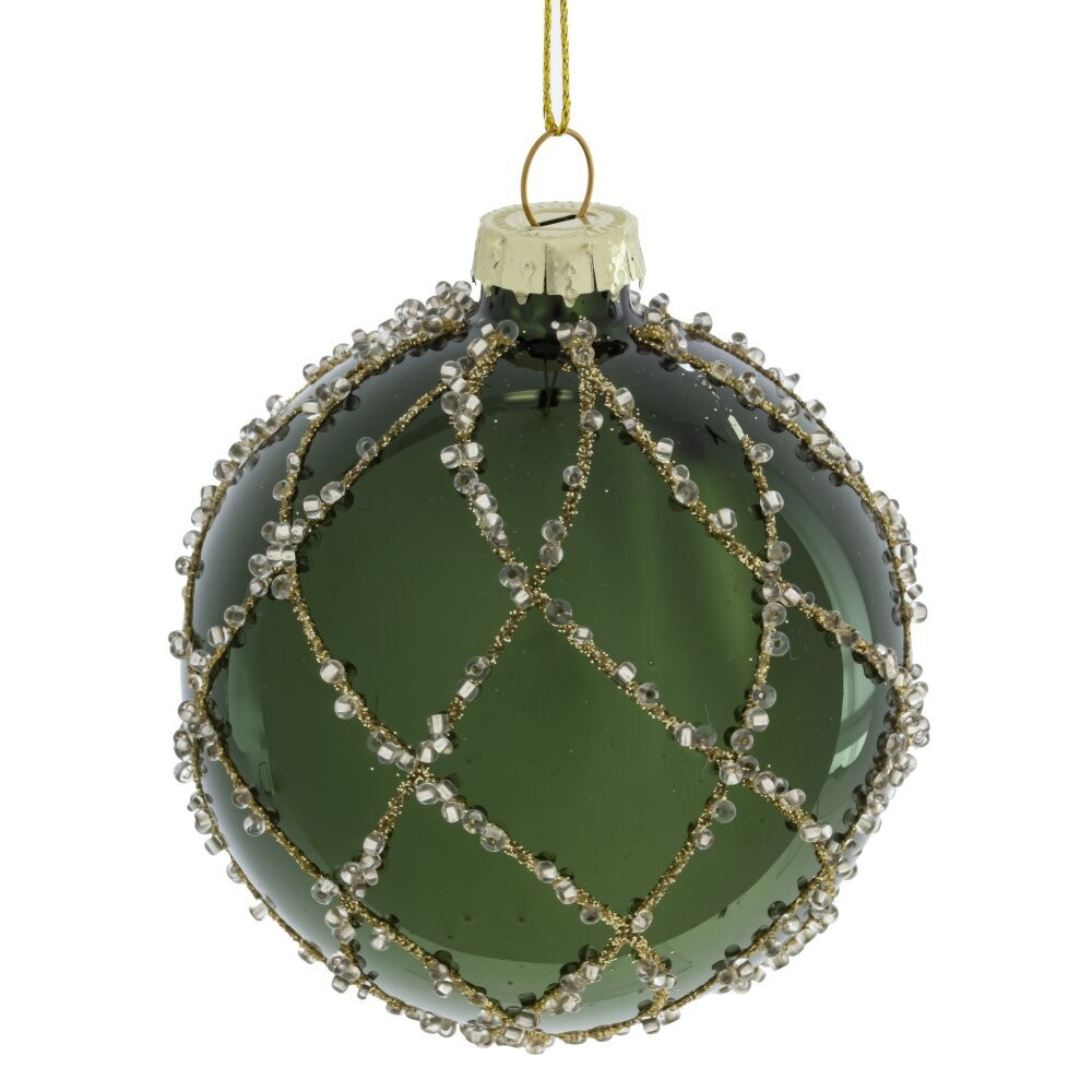 Украшение новогоднее "Шар", D 8 см, L8 W8 H9 см