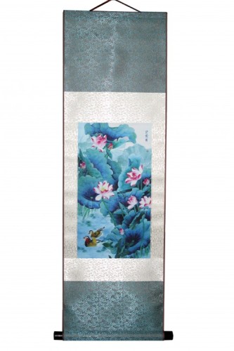 Настенное панно "Уточки в Цветах Лотоса"        