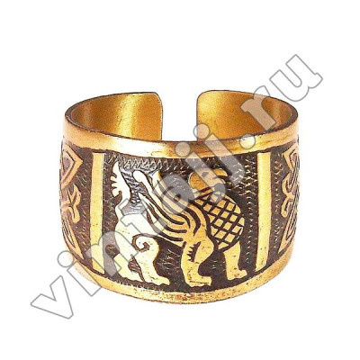 Кольцо "Грифон и Мировое древо"