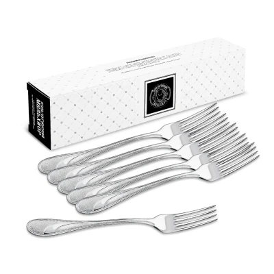 Набор столовых вилок "Метелица" посеребренный