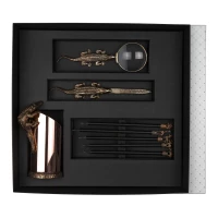 Набор канцелярский "Сафари" медный с чернением 8 предметов