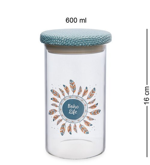 GS- 65/1 Банка для сыпучих "Ловец снов" 600мл