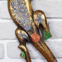 Декоративное панно "Золотистый Геккон" 