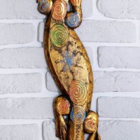 Декоративное панно "Золотистый Геккон" 