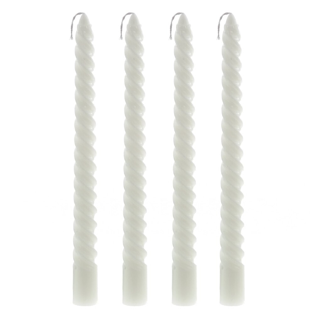 Набор из 4-х свечей, D 2,5см, L13 W2,5 H27,5 см