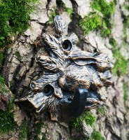 Крючок "Заяц на листе"              