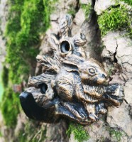 Крючок "Заяц на листе"              