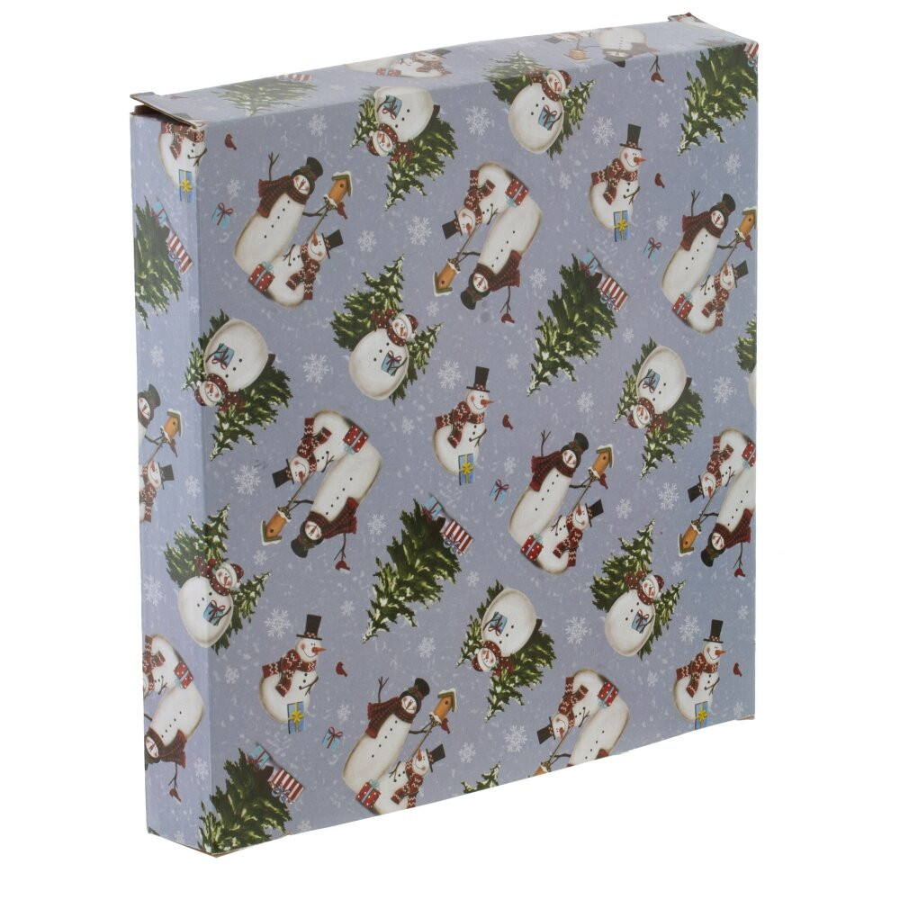 Блюдо "Веселый Новый год", L25 W24,5 H3 см