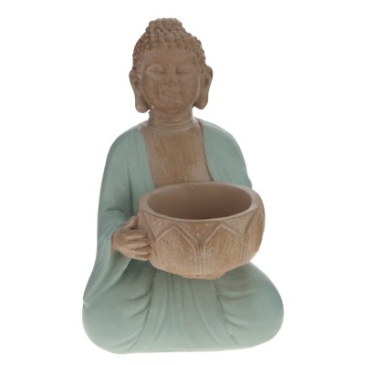 Фигурка с подсвечником "Будда", L8,5 W9,5 H13,5 см