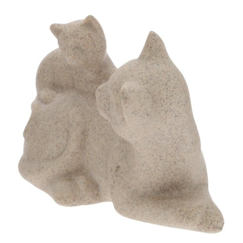 Фигурка декоративная "Кошка с котенком", L19 W9,5 H13 см