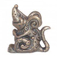 Интерьерная статуэтка "Крыса на удачу"  