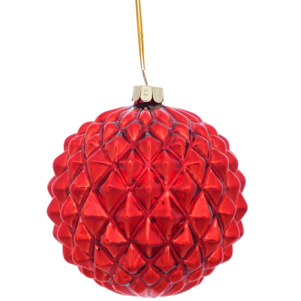 Новогоднее украшение "Шар", D10 см