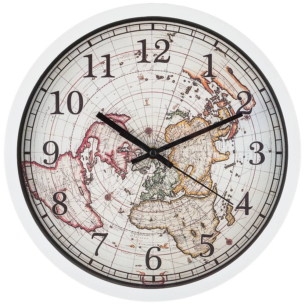 ЧАСЫ НАСТЕННЫЕ КВАРЦЕВЫЕ "WORLD MAP" ДИАМЕТР=31 СМ. ДИАМЕТР ЦИФЕРБЛАТА=27,5 СМ. (КОР=6ШТ.) ЧАСЫ НАСТЕННЫЕ КВАРЦЕВЫЕ "WORLD MAP" ДИАМЕТР=31 СМ. ДИАМЕТР ЦИФЕРБЛАТА=27,5 СМ. (КОР=6ШТ.)
