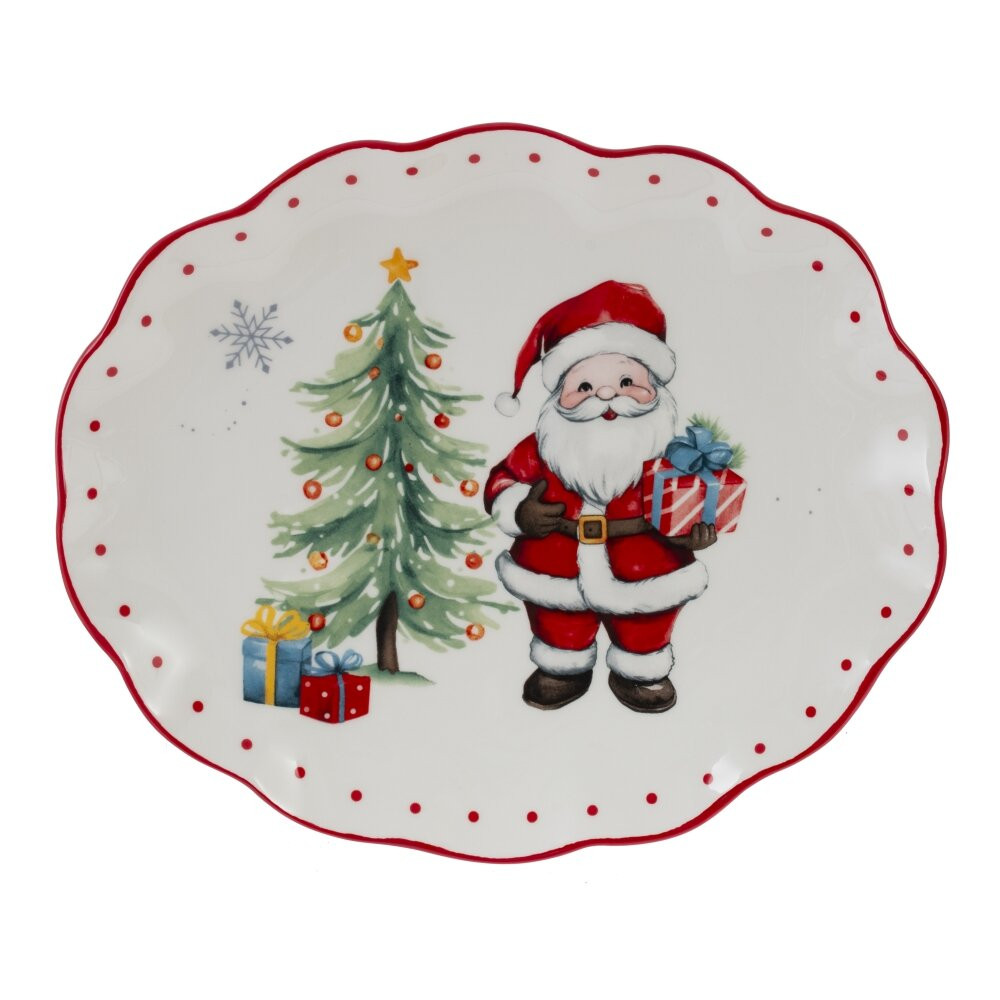 Блюдо "Новогодний подарок", L24 W20 H3 см