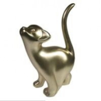 Декоративная фигурка "Золотой котенок"            