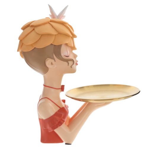 Фигурка декоративная "Девочка", L17 W27 H31 см