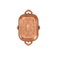 Поднос для пирожного из меди