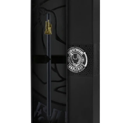 Карандаш "Индустриальный" латунный с черн. + футляр