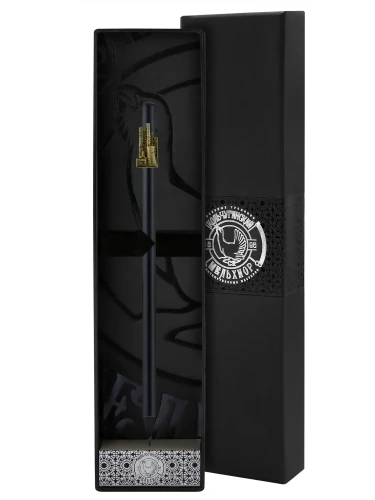 Карандаш "Индустриальный" латунный с черн. + футляр