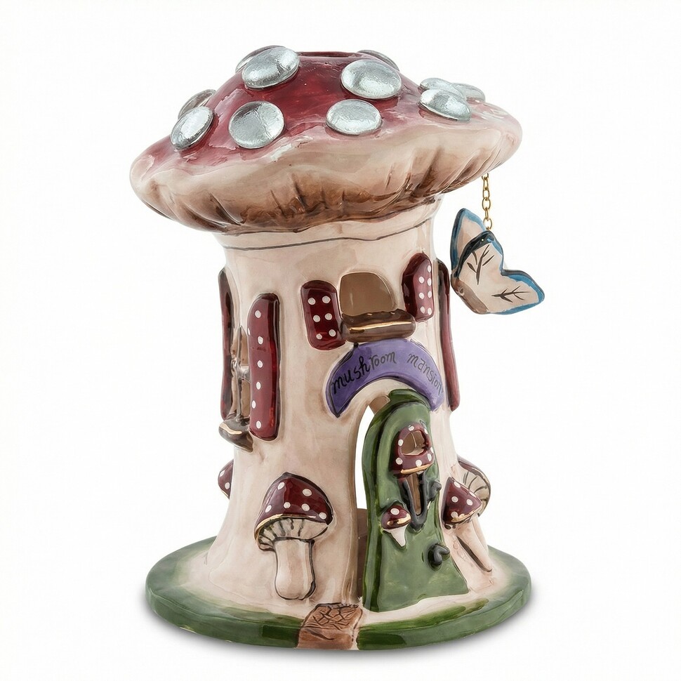 BS-260 Подсвечник-домик "Мухомор"