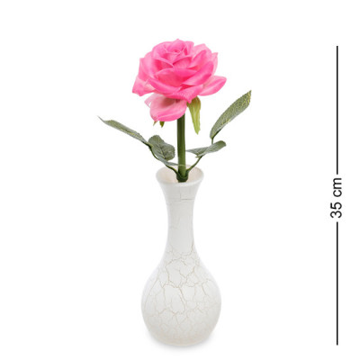 LP-11 Роза в вазочке с LED-подсветкой