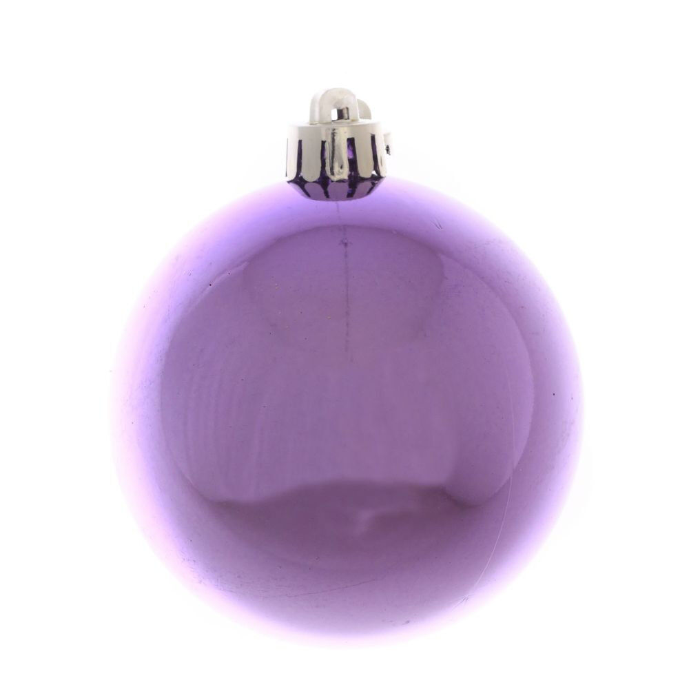 Набор из 5шт Украшение новогоднее Шар "Квинтет лиловый", D7 см