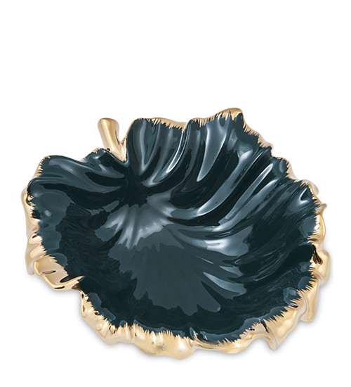 OS-142/1 Декоративное блюдо Коллекция "Листья"