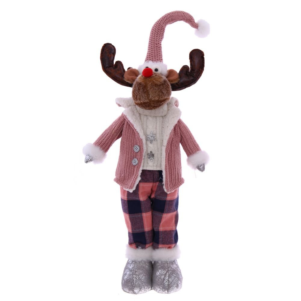 Игрушка набивная "Олень" (телескоп ноги), L26 W17 H76/55 см, 2в.