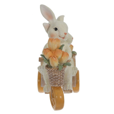 Фигурка декоративная "Зайцы", L12,5 W6 H13 см