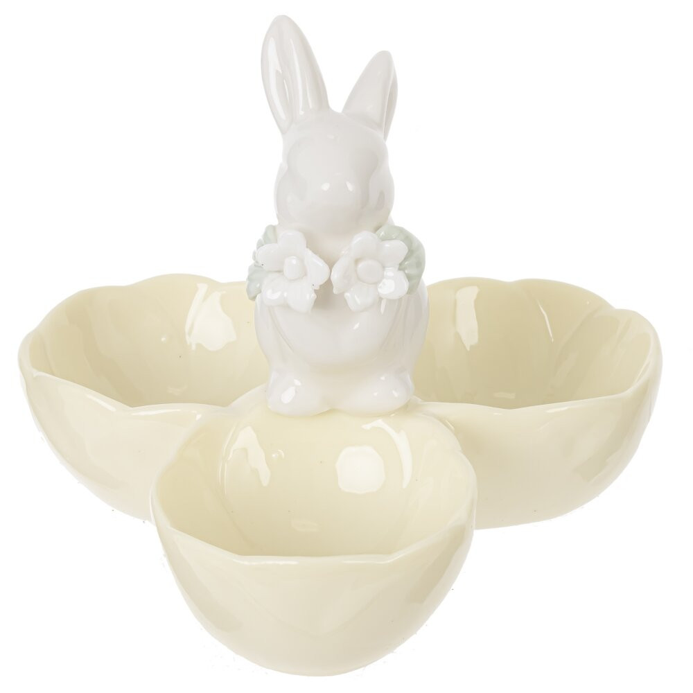 Подставка для 3-х яиц "Заяц", L10,5 W10,5 H9,5 см