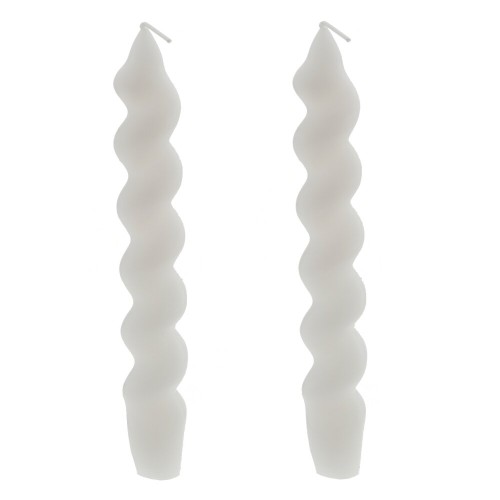 Набор из подсвечника и 2-х свечей, L7 W26,5 H4,5 см